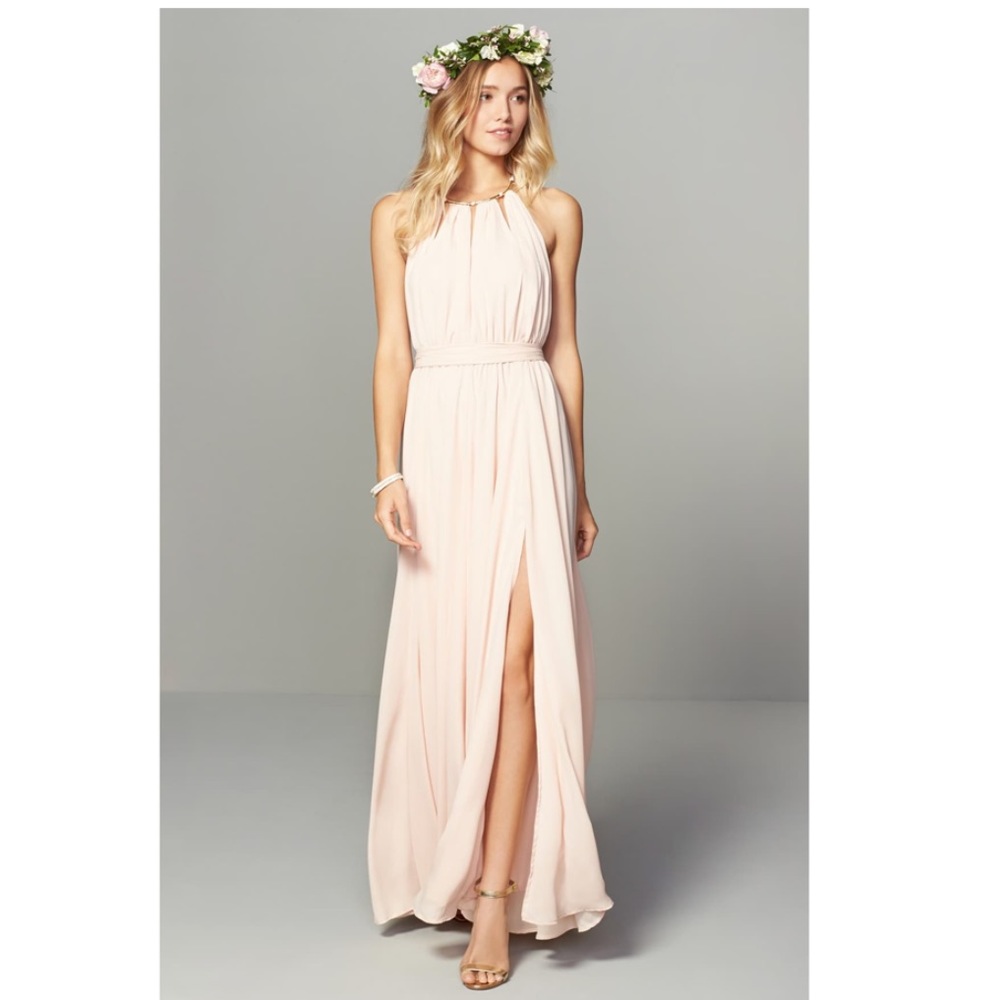 Lulus Grecian pink , rose dress size small